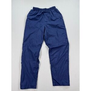 New Balance‎ Track Pants Men's XL Navy Blue Nylon Lightweight Ankle Zip Tapered